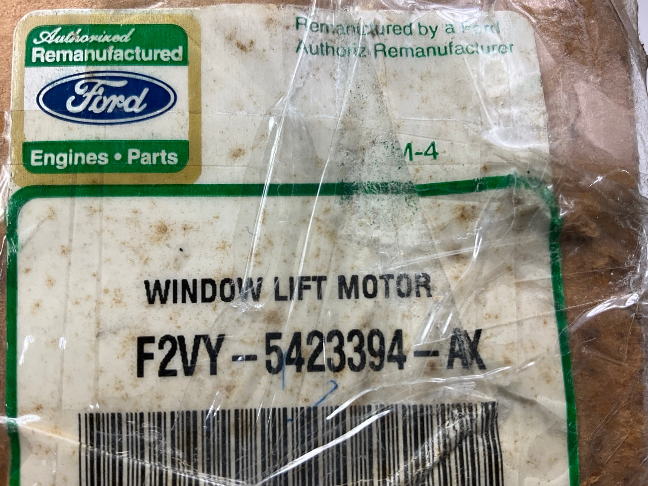 REMAN. Genuine OEM Ford F2VY-5423394-AX Power Window Motor - Front Right