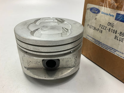 NEW - OEM Ford F2ZZ-6108-BB Engine Piston STD (BLUE) 1988-1995 5.0L-V8