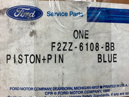 NEW - OEM Ford F2ZZ-6108-BB Engine Piston STD (BLUE) 1988-1995 5.0L-V8