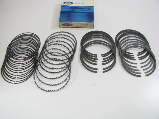 NEW - OEM Ford F2ZZ-6148-A Piston Ring Set - STANDARD 1986-1995 5.0L 302 V8