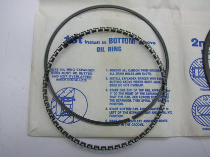 DOES (2) PISTONS - OEM Ford F2ZZ-6148-A STANDARD SIZE Piston Rings 86-95 Mustang