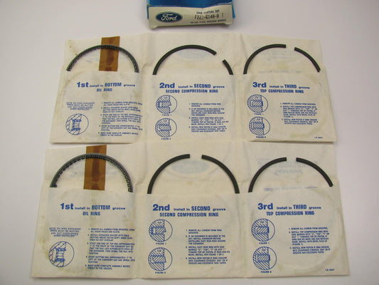 NEW - OEM Ford F2ZZ-6148-B Partial Piston Ring Set 1986-2001 302 5.0L .020''