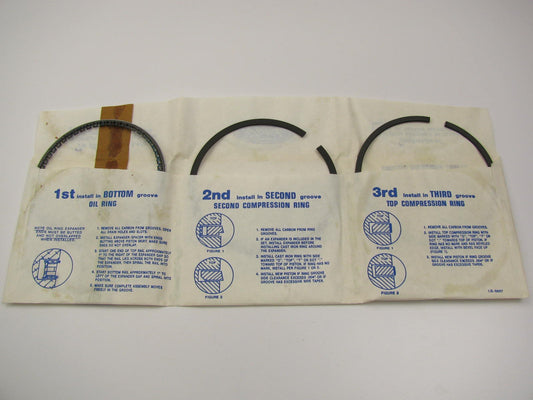 NEW - OEM Ford F2ZZ-6148-B Partial Piston Ring Set 1986-2001 302 5.0L .020''