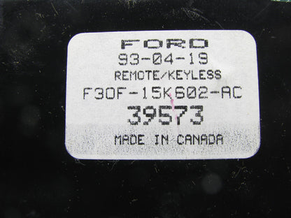 NEW - OEM FORD Keyless Entry Control Module 1992-1993 Lincoln Continental