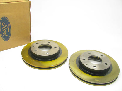 (2) NEW GENUINE OEM Ford F32Z-1125-AA Front Disc Brake Rotors