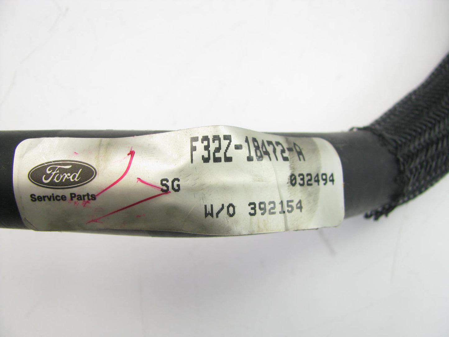 NEW - OEM Ford F32Z-18472-A HVAC Molded Heater Hose 1993-1997 Probe 2.0L