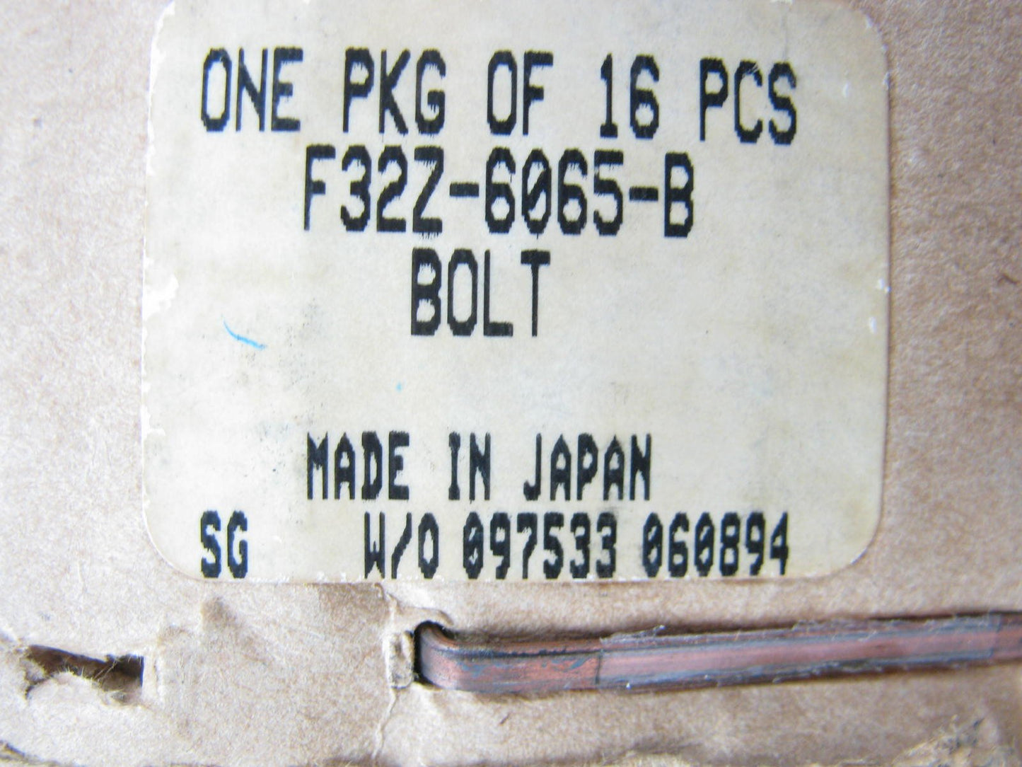 (16) OEM Ford Cylinder Head Bolts F32Z6065B For 93-97 Probe MX-6 626 2.5L V6