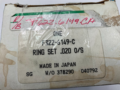 NEW - OEM Ford F32Z-6149-C Engine Piston Rings .020'' For 1993-1997 Probe 2.0L-L4