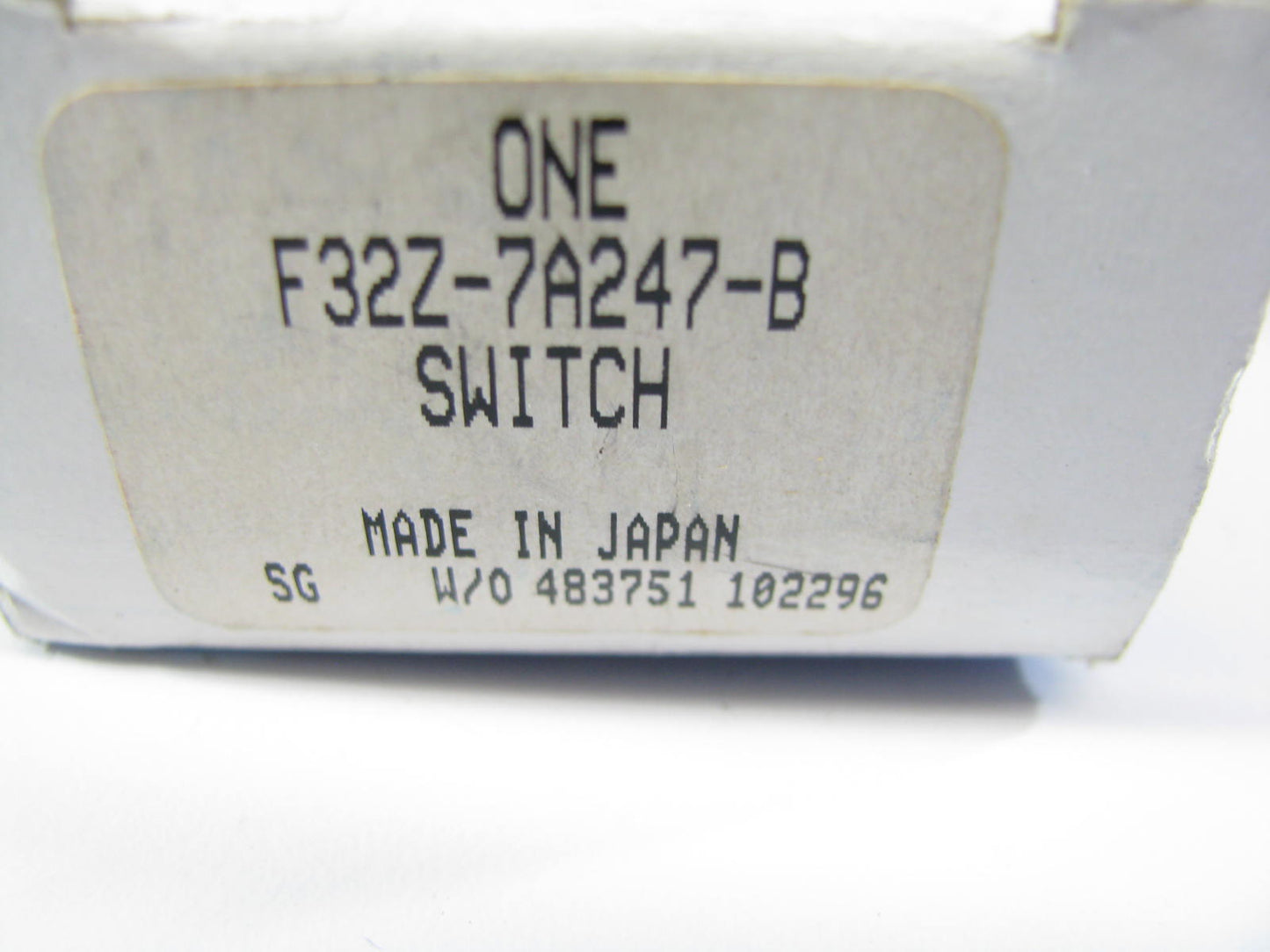 NEW - OEM Ford F32Z-7A247-B Manual Trans Neutral Safety Switch 1993-1997 Probe