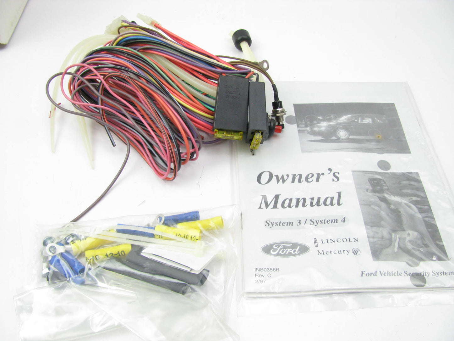 NEW - OEM Ford F3AZ-19A361-C-WOHORN Remote Car Alarm System - COMES W/O HORN