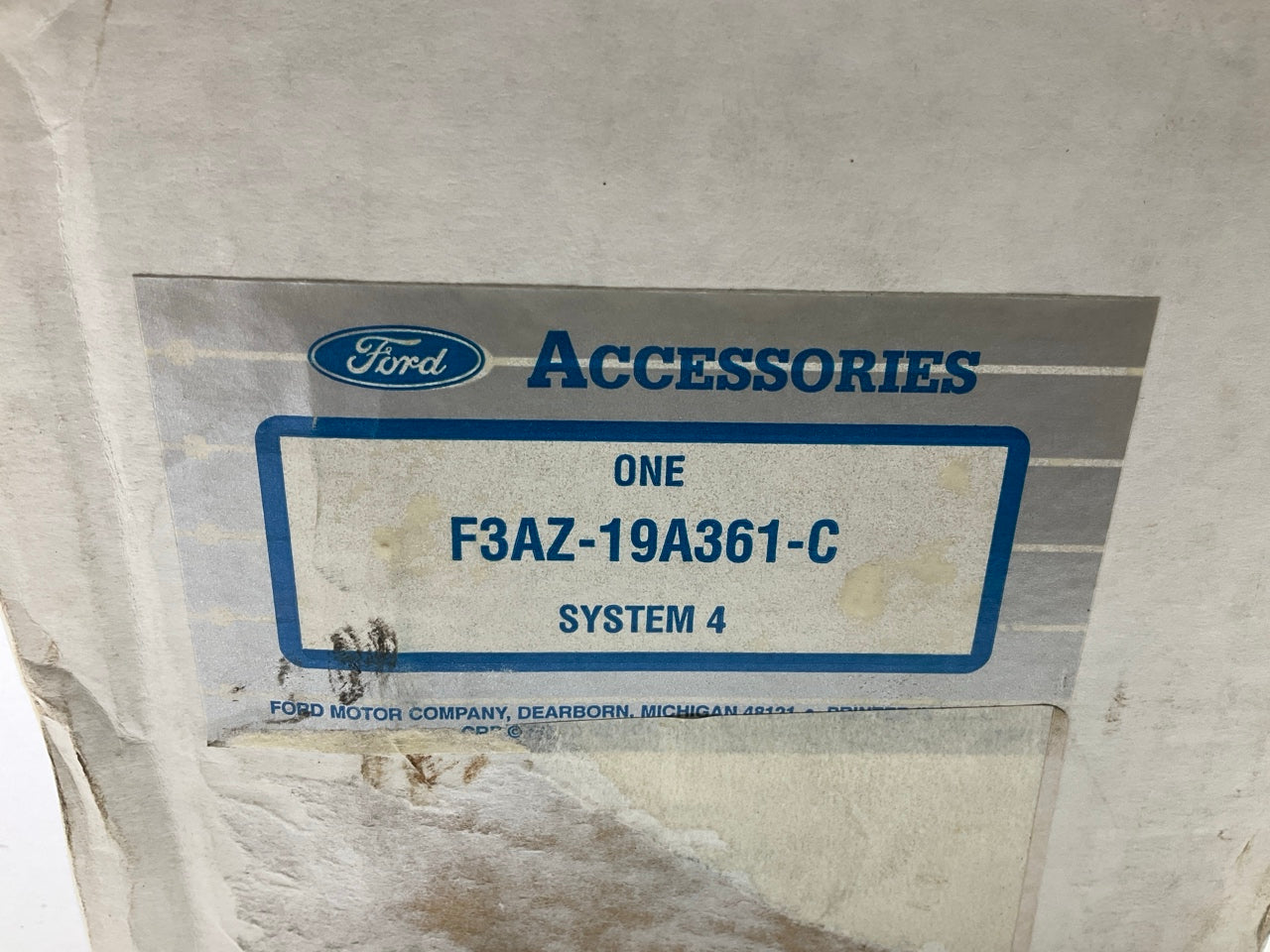 NOS Genuine OEM Ford F3AZ-19A361-C Remote Car Alarm System