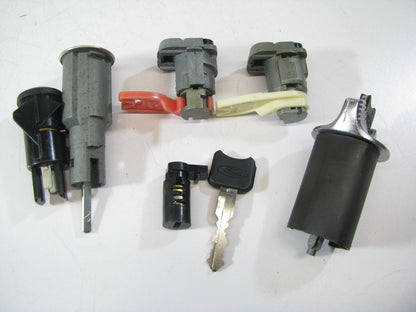 GENUINE FORD Ignition Door Trunk Glove Box Lock Set W/ Keys F3AZ-5422050-C
