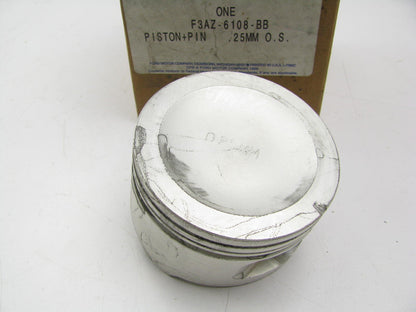 NEW - OEM Ford F3AZ-6108-BB Engine Piston .25mm 1992-1993 4.6L-V8 SOHC