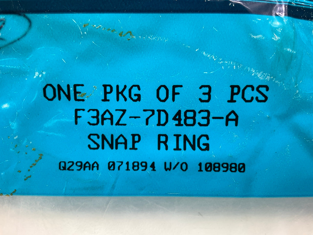 (2) NEW - OEM Ford F3AZ-7D483-A Direct Clutch Snap Ring .080'' AOD, AODE, 4R70W