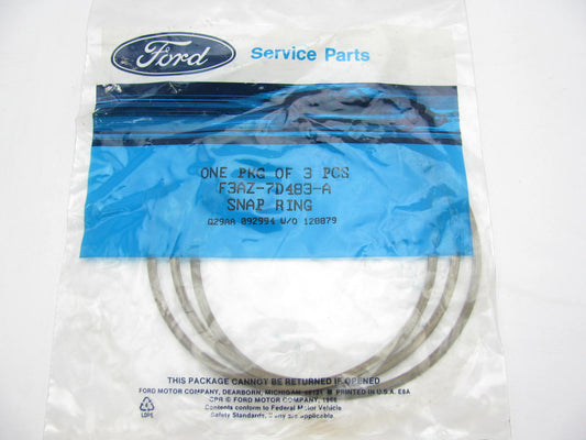 (3) Ford F3AZ-7D483-A Direct Clutch Snap Ring 0.52'' AODE 4R70W 4R75W 4R70E 4R75E