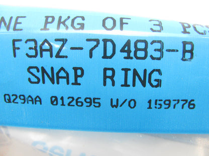 (3) Ford F3AZ-7D483-B Direct Clutch Snap Ring 0.68'' AODE 4R70W 4R75W 4R70E 4R75E