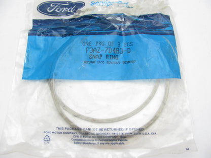 (2) Ford F3AZ-7D483-D Direct Clutch Snap Ring 0.96'' AODE 4R70W 4R75W 4R70E 4R75E