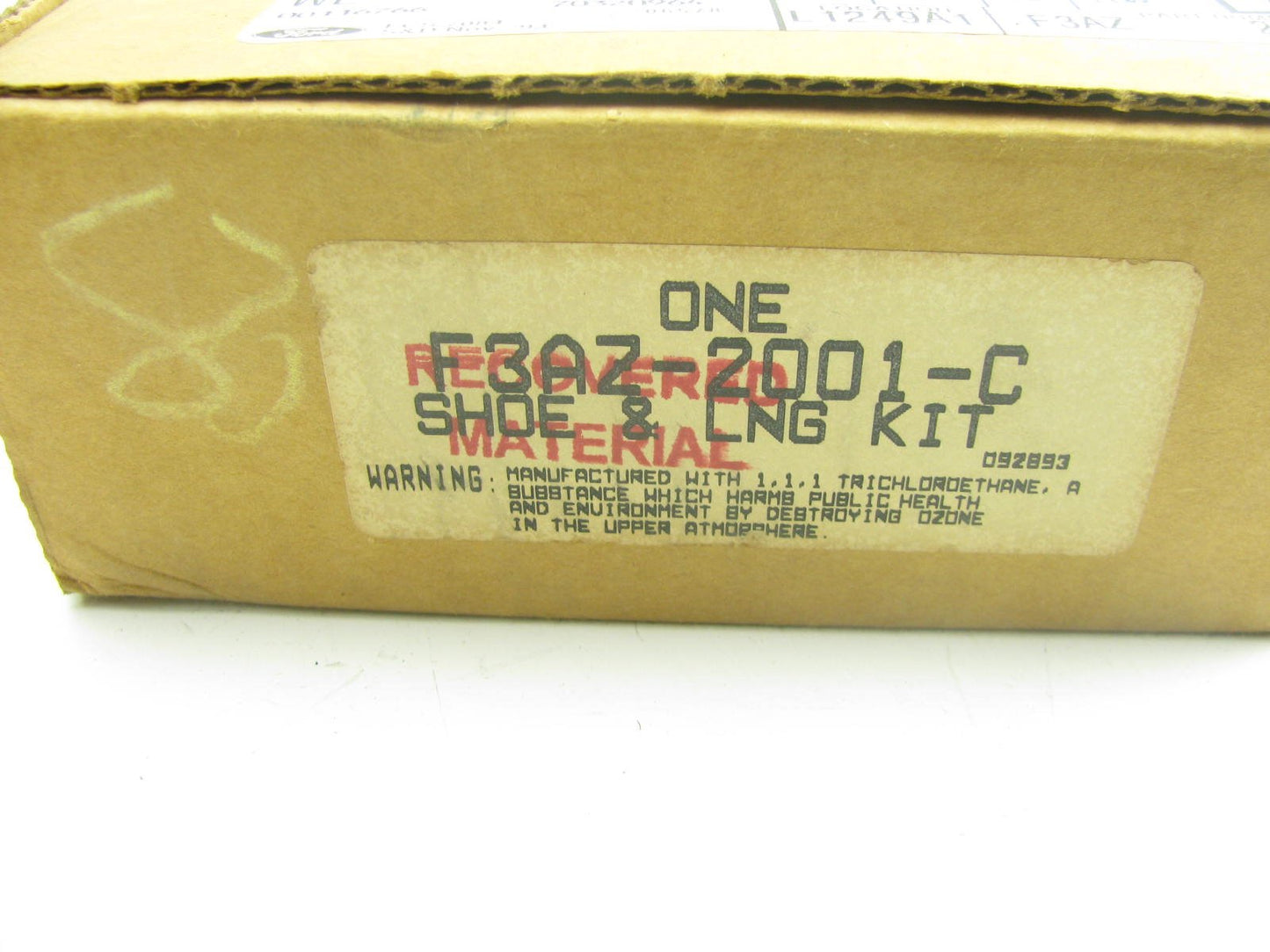 NEW GENUINE - OEM Ford F3AZ2001C FRONT Disc Brake Pads