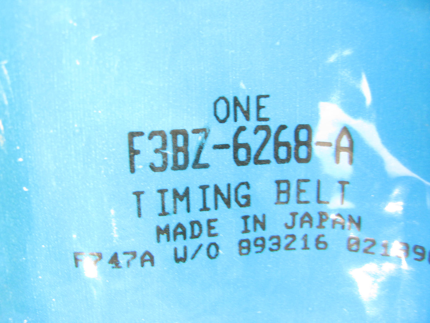 NEW GENUINE OEM Ford F3BZ-6268-A Engine Timing Belt 1992-1993 Festiva 1.3L