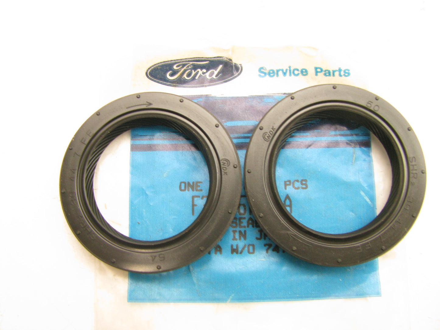 (2) NEW - OEM Ford F3BZ-6700-A Front Camshaft Seal