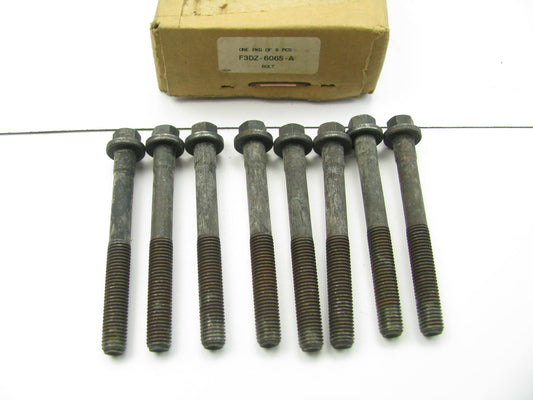 (8) NEW - OEM Ford F3DZ-6065-A Engine Cylinder Head Bolts 1986-1998 2.3L 3.0L