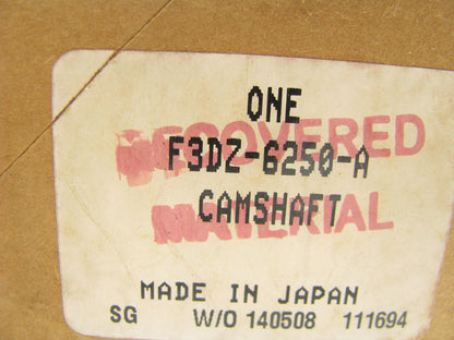 NEW - OEM Ford F3DZ-6250-A Right Intake Camshaft 1993-1995 Taurus SHO 3.2L-V6