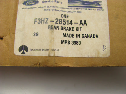 NEW - OEM Ford F3HZ-2B514-AA Brake Dust Shield - 16.5'' X 7'' P And Q Brakes