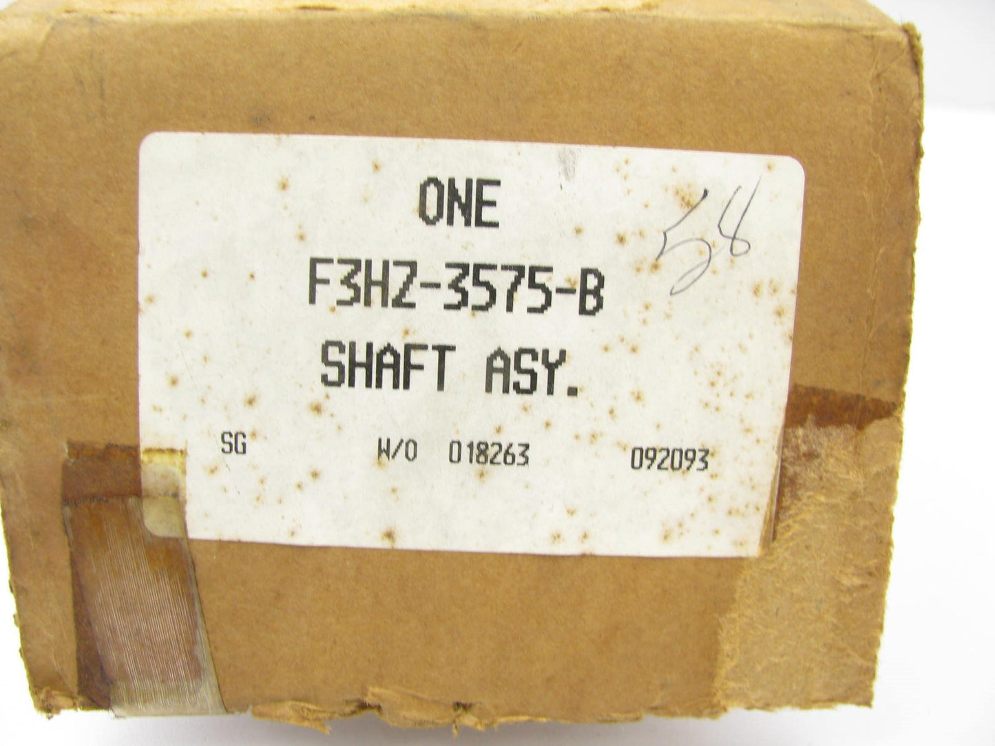 NEW - OEM Ford F3HZ-3575-B Steering Sector Shaft 1990-1998 B-F600/800 6M 7M