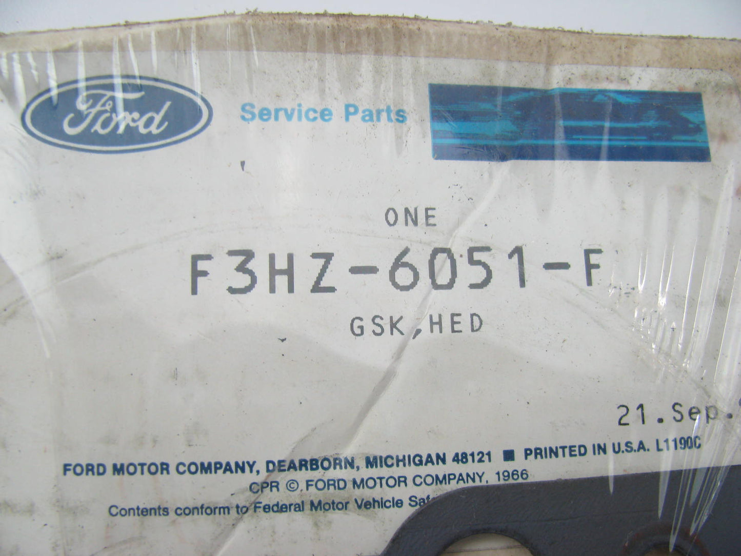 NEW - OEM Ford F3HZ-6051-F Cylinder Head Gasket F800 & L Series 8.3 6C Engine