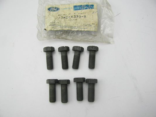 (8) NEW - OEM Ford F3HZ-6379-A Flywheel Crankshaft Bolt - FD1060 FD1460 Diesel