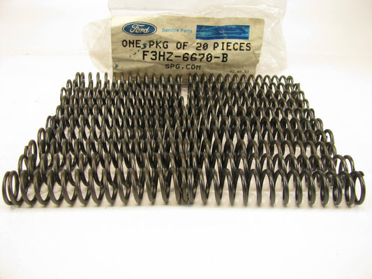(20) NEW - OEM Ford F3HZ-6670-B Oil Relief Valve Spring 1994-1997 FD1460 8.3L