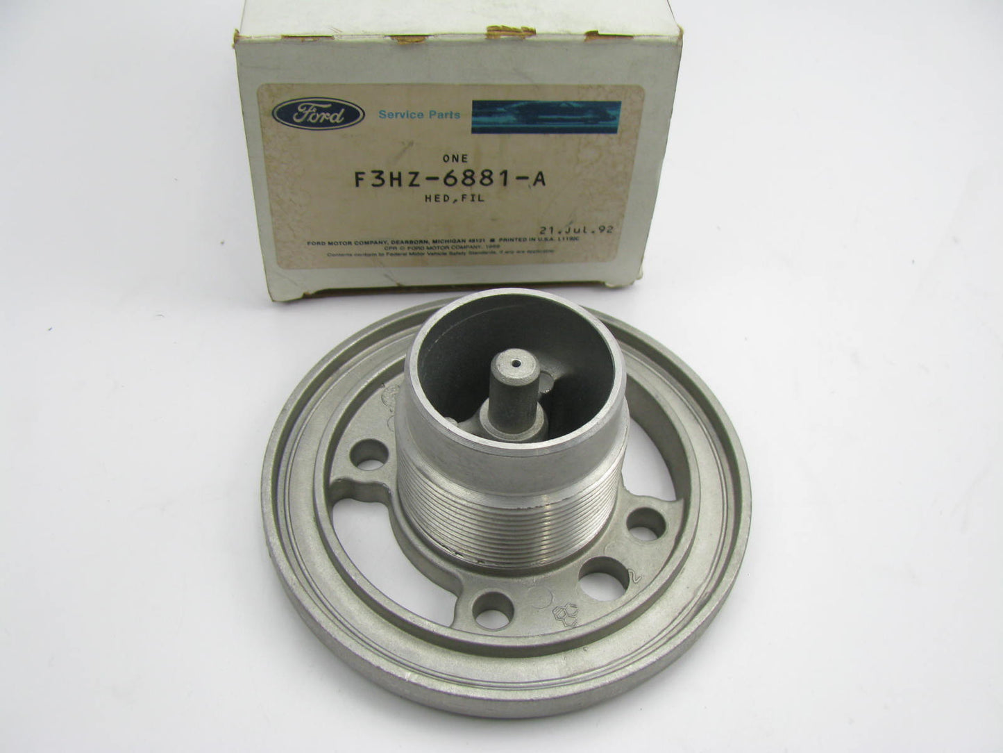 NEW - OEM Ford F3HZ-6881-A Engine Oil Filter Adapter 1994-1997 FD1460 8.3L