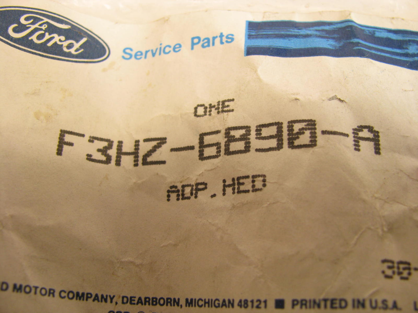 NEW - OEM Ford F3HZ-6890-A Engine Oil Filter Mounting Insert 1994-97 FD1060 5.9L