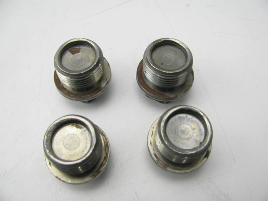 (4) NEW - OEM Ford F3HZ-6A616-A Oil Relief Valve Plug 1994-1997 FD1060 5.9L-L6