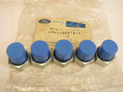 (5) NEW - OEM Ford F3HZ-6A616-C Oil Relief Valve Plug 1993-1998 FD1460 8.3L-L6