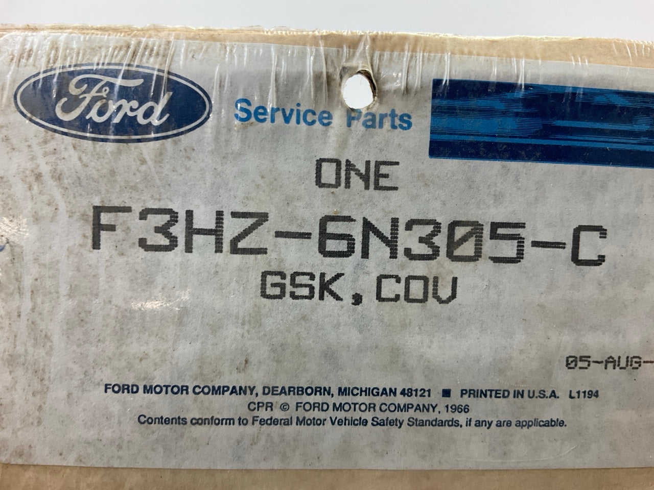 Ford F3HZ-6N305-C Crankshaft Rear Seal Retainer Plate Gasket - FD1460 8.3L-L6