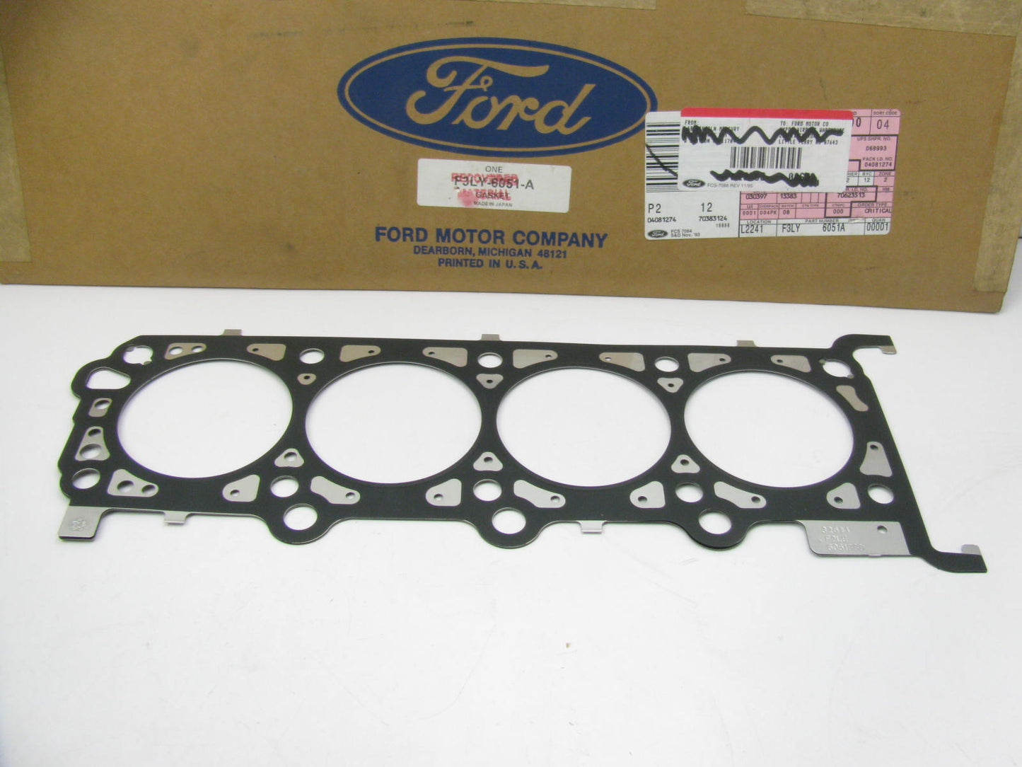 Ford F3LY-6051-A Right Engine Cylinder Head Gasket 1993-1998 Lincoln Mark VIII