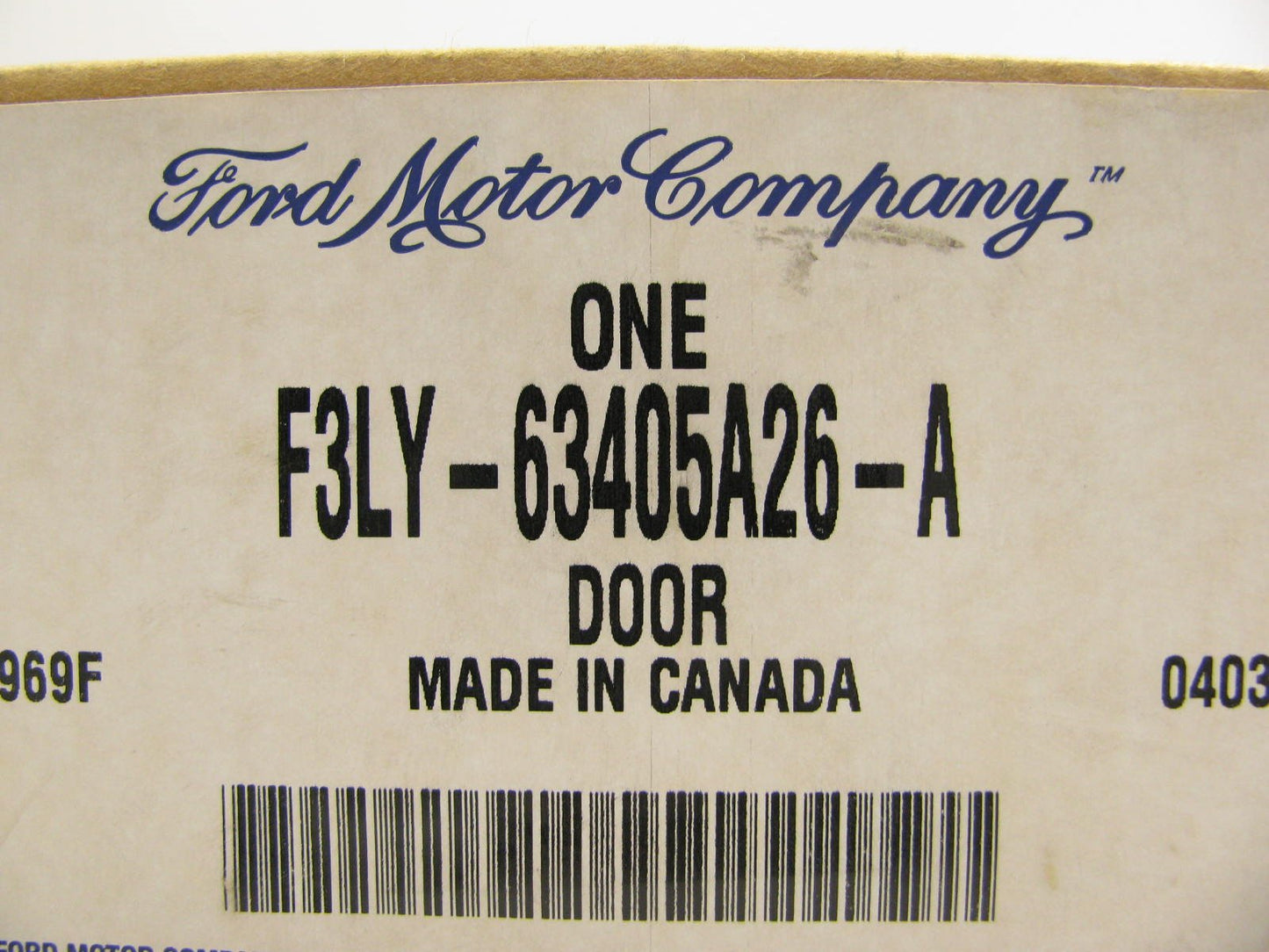 NEW - OEM Ford F3LY-63405A26-A Fuel Filler Door 1993-1996 Lincoln Mark VIII