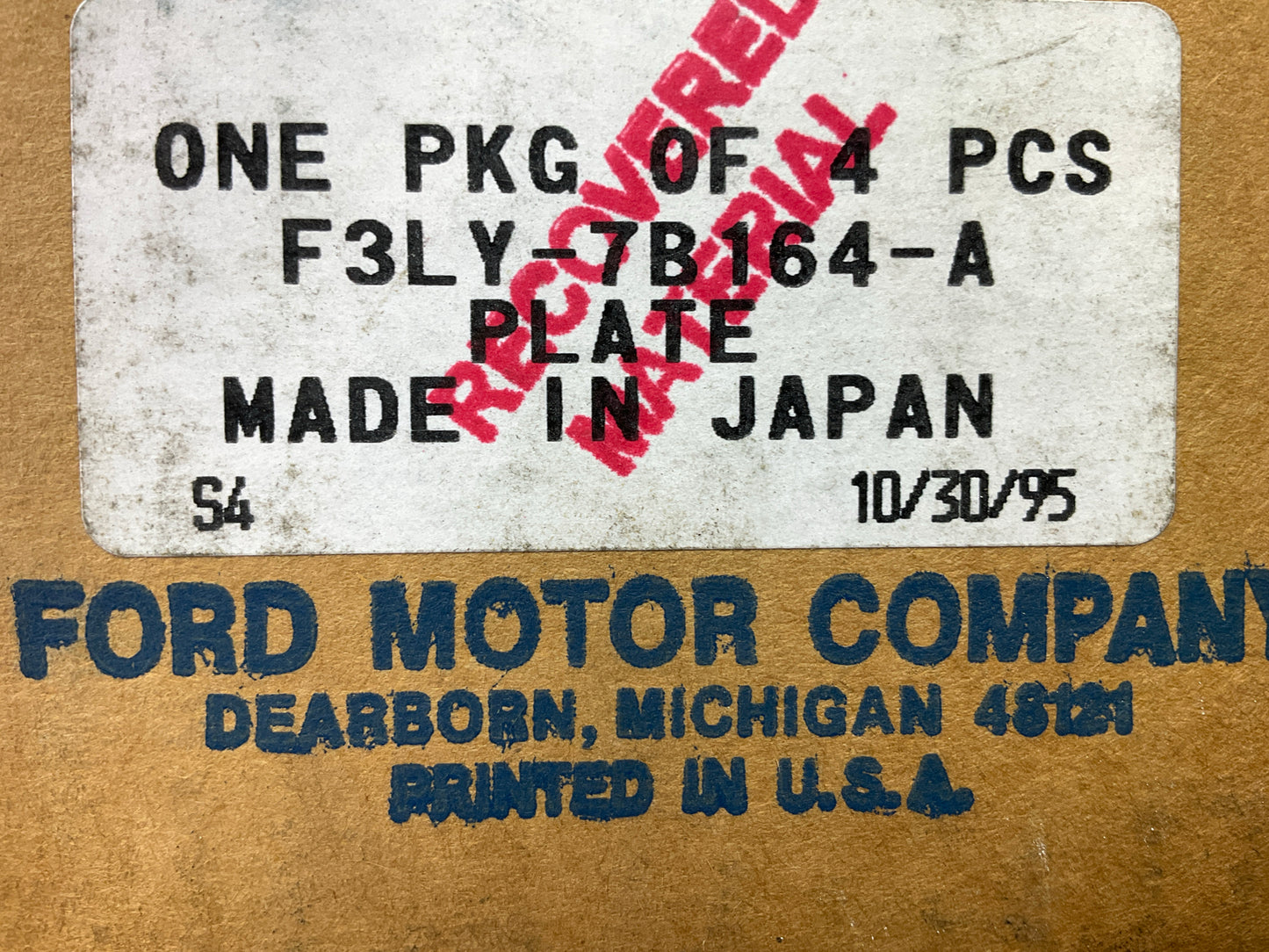 (4) NEW Ford F3LY-7B164-A Intermediate Clutch Friction Disc, AODE, 4R70W, 4R75W