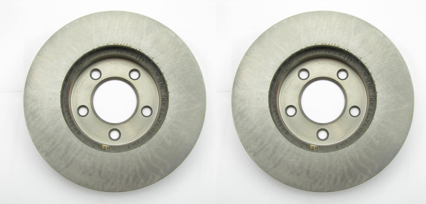 (x2) OEM Ford Front Disc Brake Rotors F3OY-1125-A