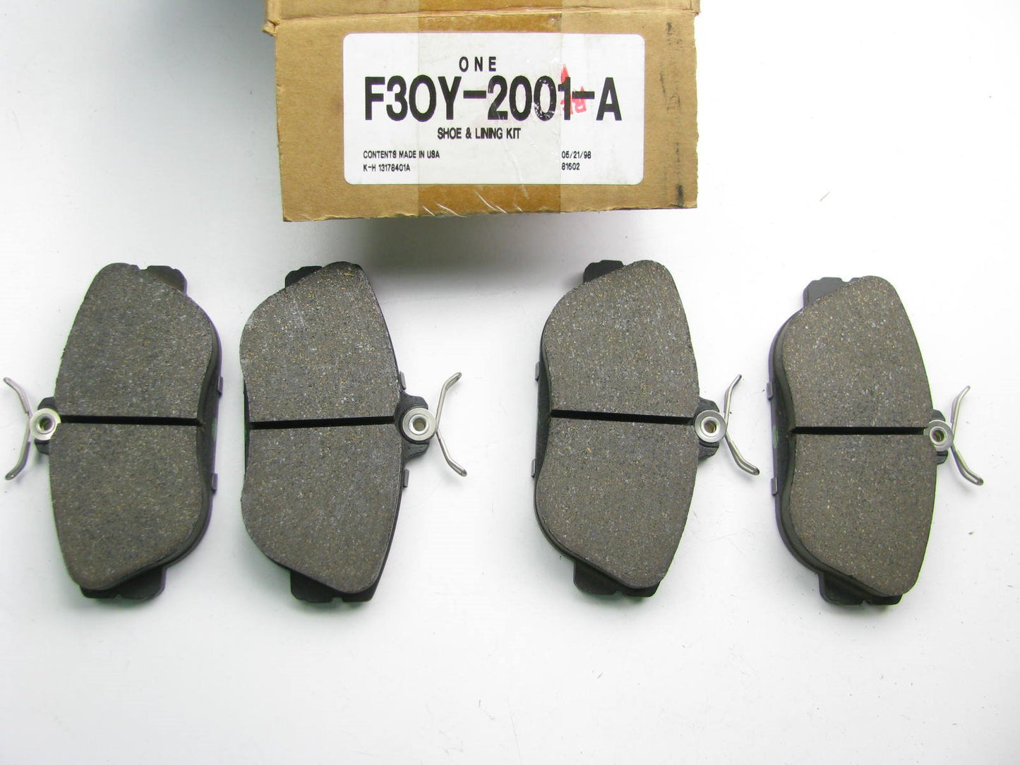 NEW GENUINE - OEM Ford F3OY-2001-A Front Disc Brake Pads