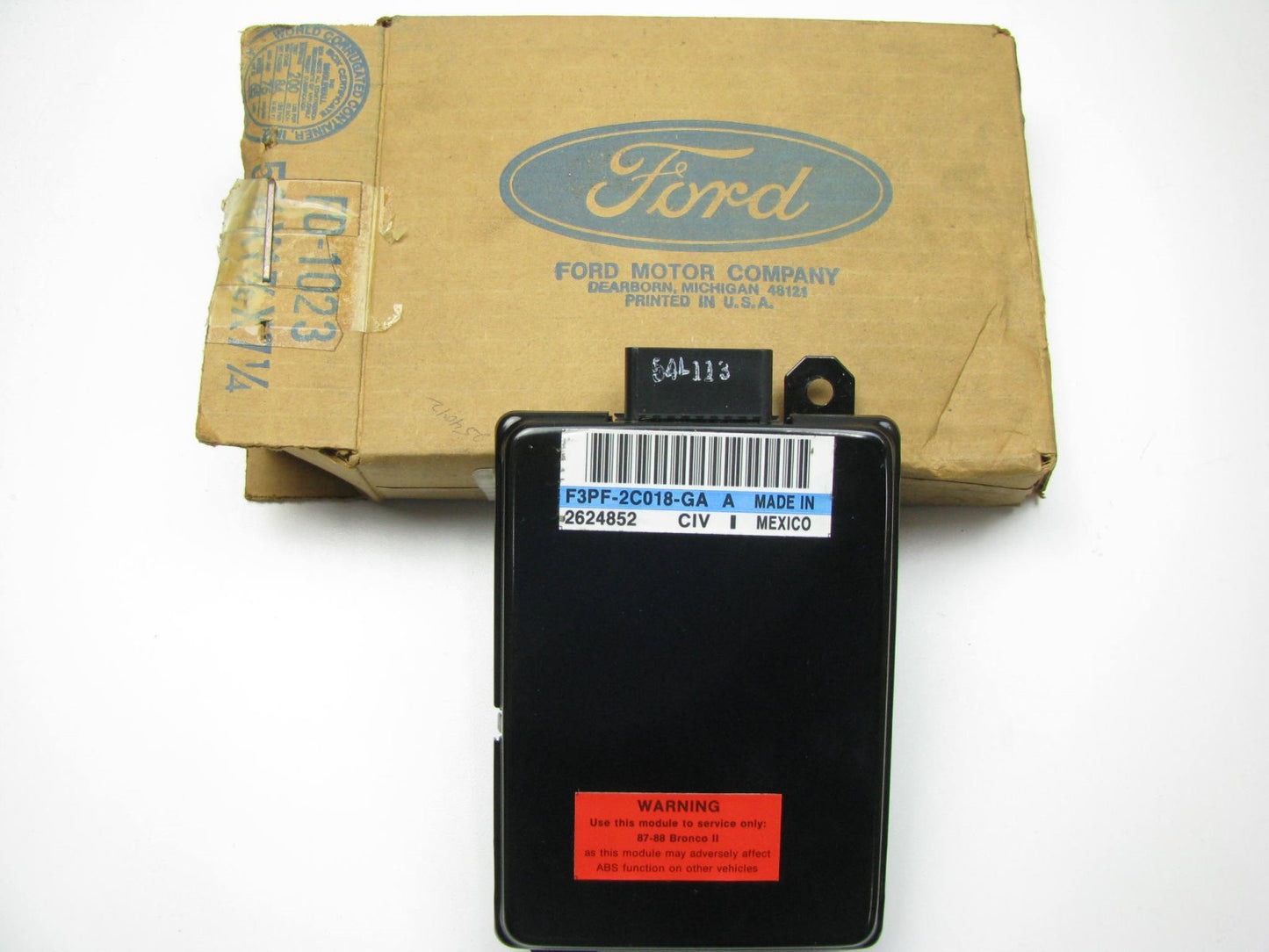 NEW OLD STOCK - Genuine OEM Ford F3PZ-2C018-G ABS Control Module F3PF-2C018-GA