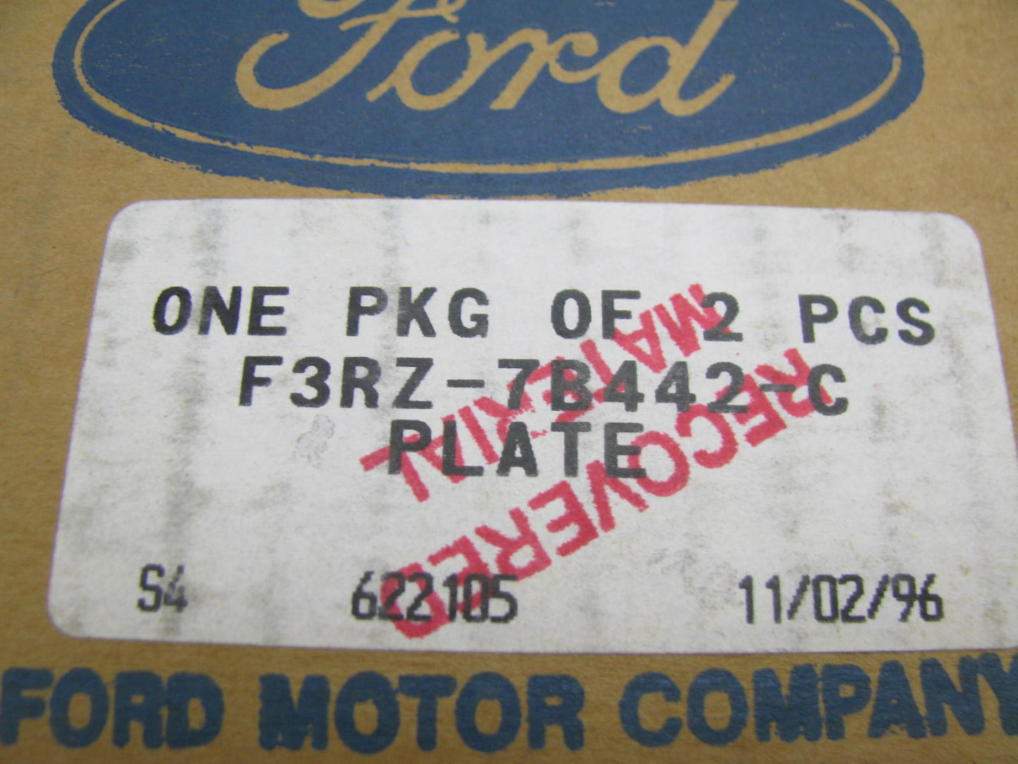 (2) NEW - OEM Ford F3RZ-7B442-C Automatic Transmission Forward Clutch Plate C4DE