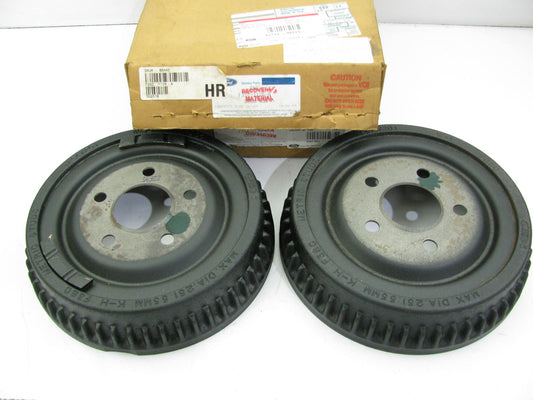 (2) NEW - OEM Ford F3SZ-1126-A Rear Brake Drum For 1990-1995 Thunderbird