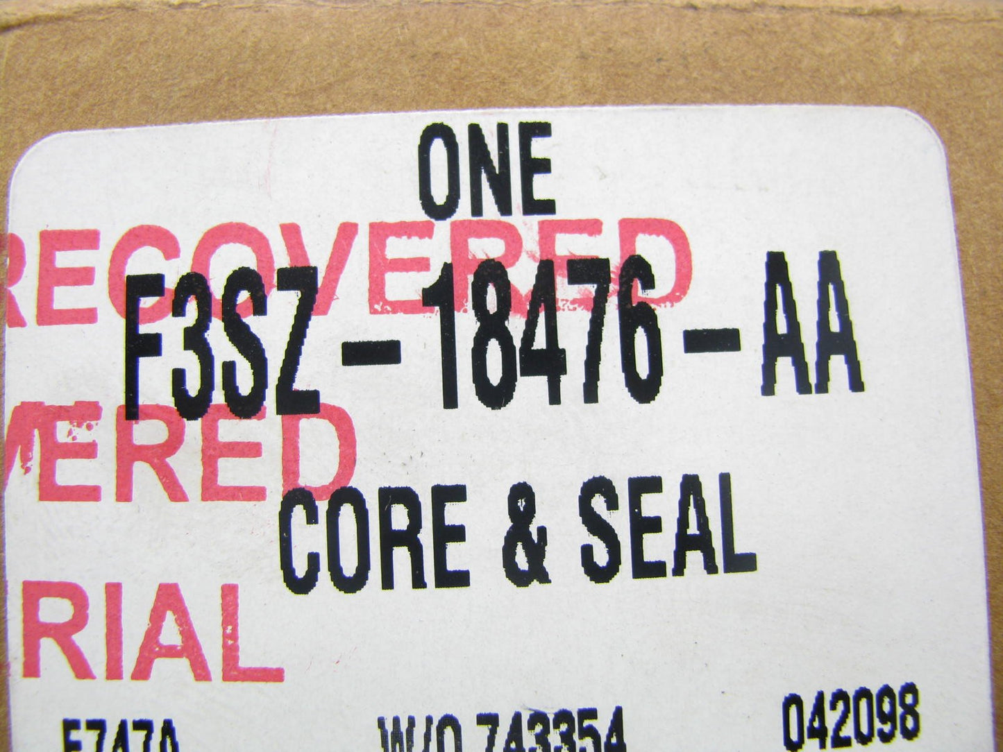 New GENUINE OEM 1989-1992 Thunderbird, Cougar HVAC Heater Core F3SZ-18476-AA