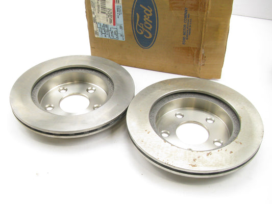 (2) NEW GENUINE OEM Ford Rear Brake Rotors - 93-97 Thunderbird, 93-98 Mark VIII