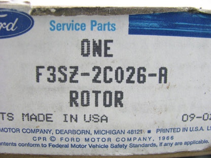 (1) NEW GENUINE OEM Ford F3SZ-2C026-A Disc Brake Rotor - REAR