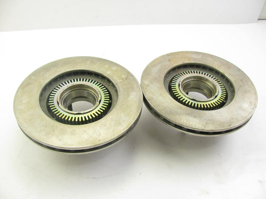 (2) NEW - OEM Ford F3TZ-1102-B Front Disc Brake Rotors & Hubs - PAIR