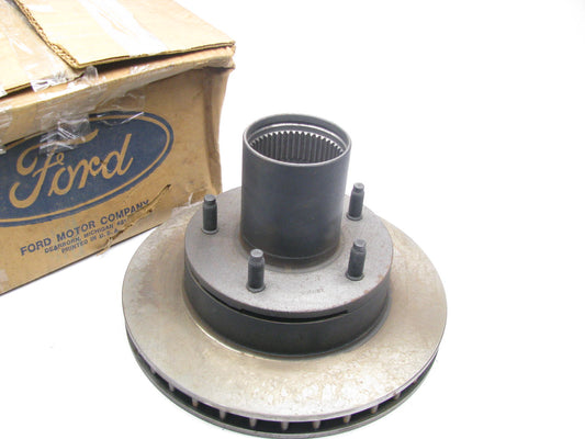NEW - OEM Genuine Ford F3TZ-1102-B Front Brake Rotor & Hub  -  5-LUG