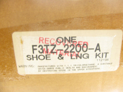 NEW GENUINE OEM Ford F3TZ-2200-A Brake Shoes -  10 X 2 1/2 BRAKES